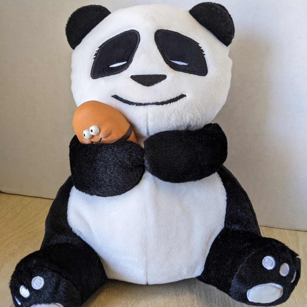 Adorable Black and White Panda Plush Toy